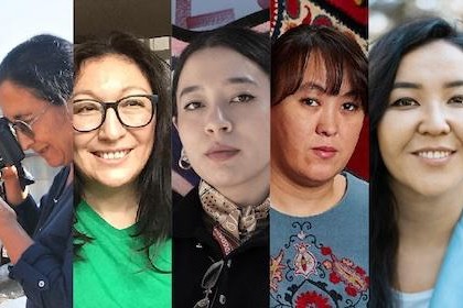 Women of Central Asia featuring Jazgul Madazimova (Kyrgyzstan), Madina Kasymbaeva (Uzbekistan), Nazira Karimi (Tajikistan/Kazakhstan), Saule Suleimenova (Kazakhstan), Zilola Saidova (Uzbekistan)